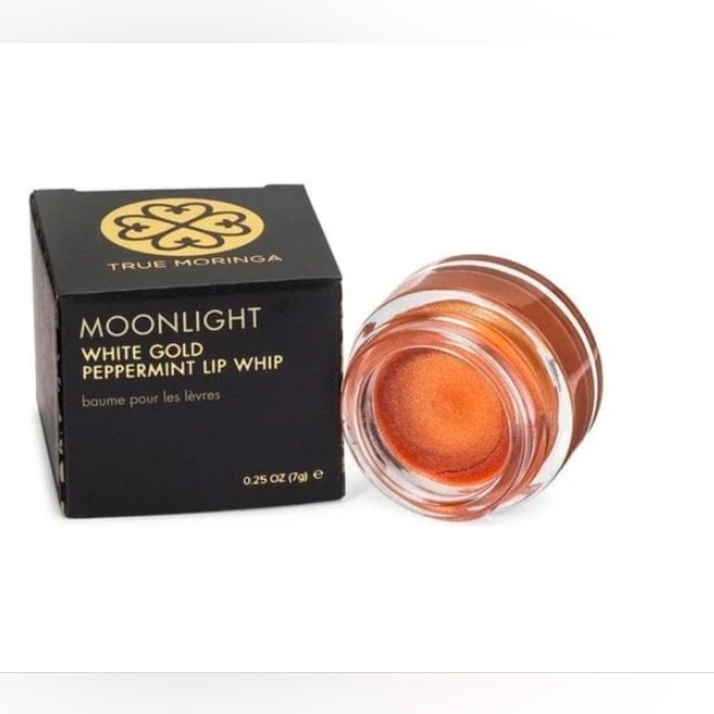 True Moringa Moonlight White Gold Peppermint Lip Whip- NEW